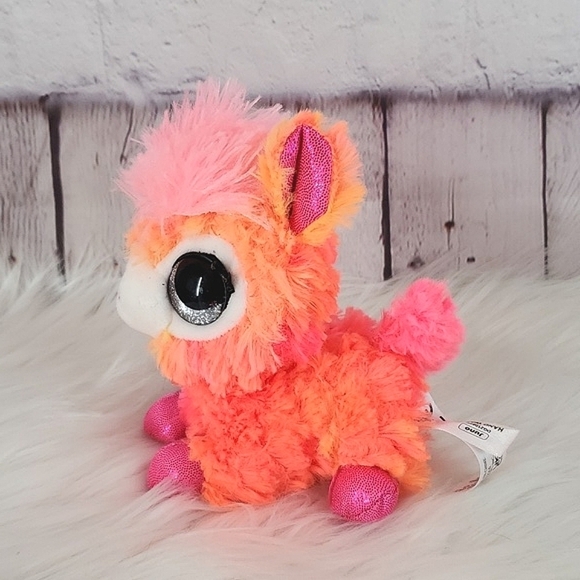 🆕️NWT Zuru Coco Surprise Neon Juno Orange Llama Plush Stuffed Animal Toy - Picture 7 of 15
